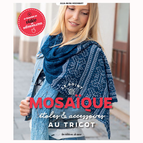 couverture mosaïque étoles & accessoires au tricot