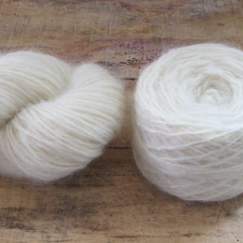 mise en pelote écheveaux laine mohaire Bellelaine