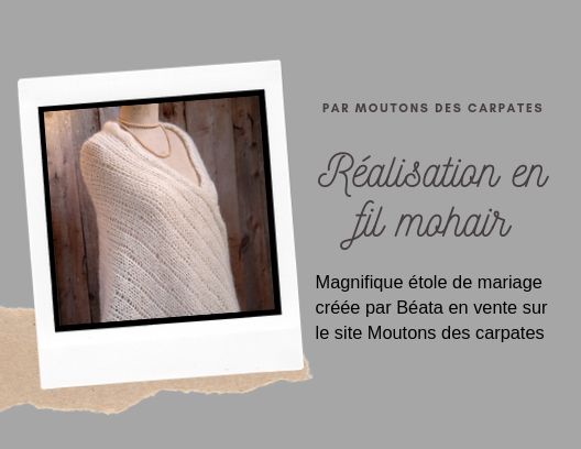 etole mohair mouton des carpates